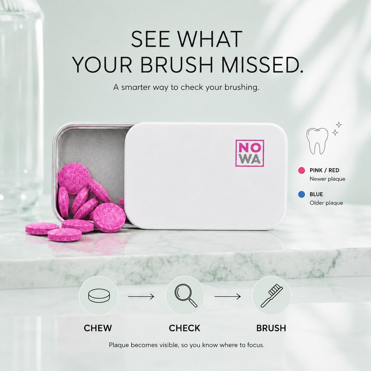 Pop-up Plaque (Disclosing)Tablets