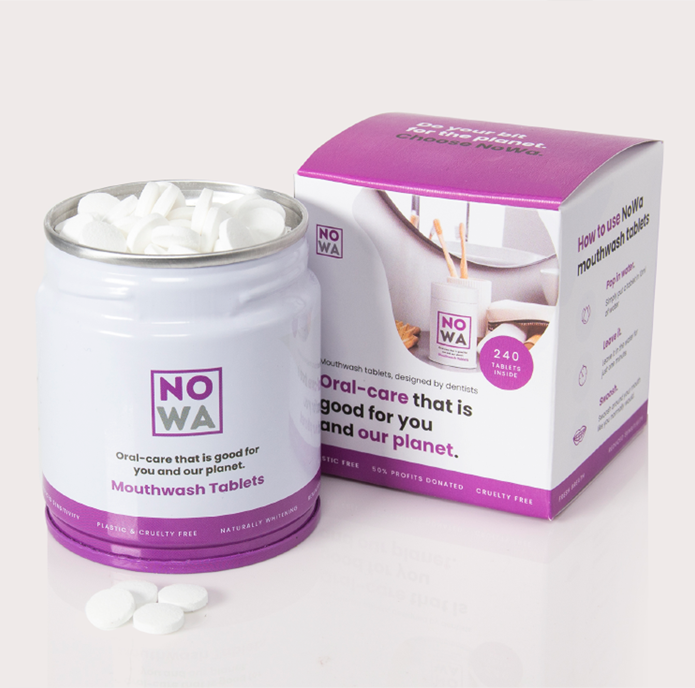 best mouthwash tablets glass jar container