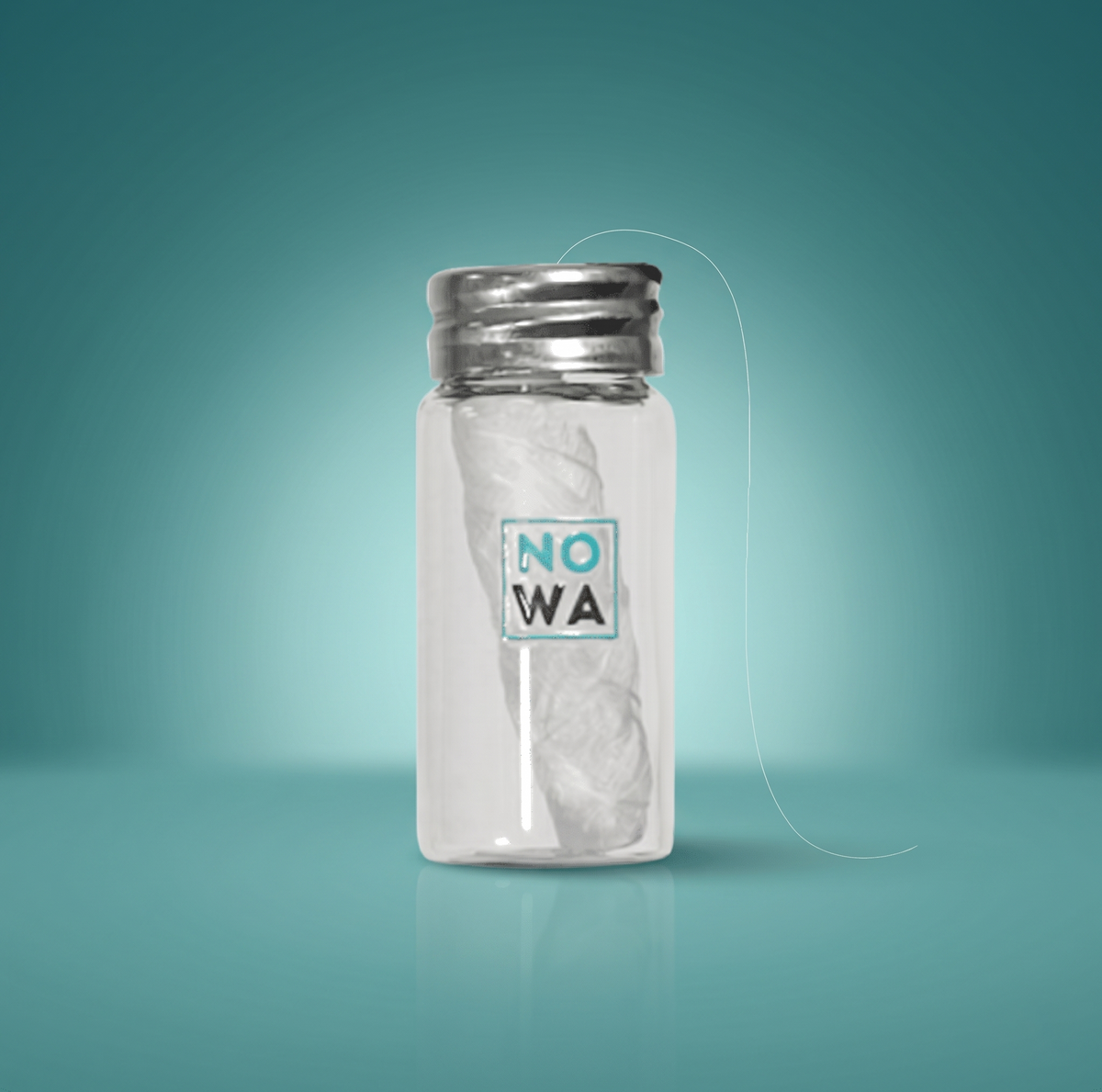 Plastic Free Dental Floss Jar | Reusable Floss | NoWa | NoWa